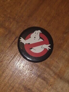 1984 GHOSTERBUSTERS logo 2.25" pinback button MOVIE